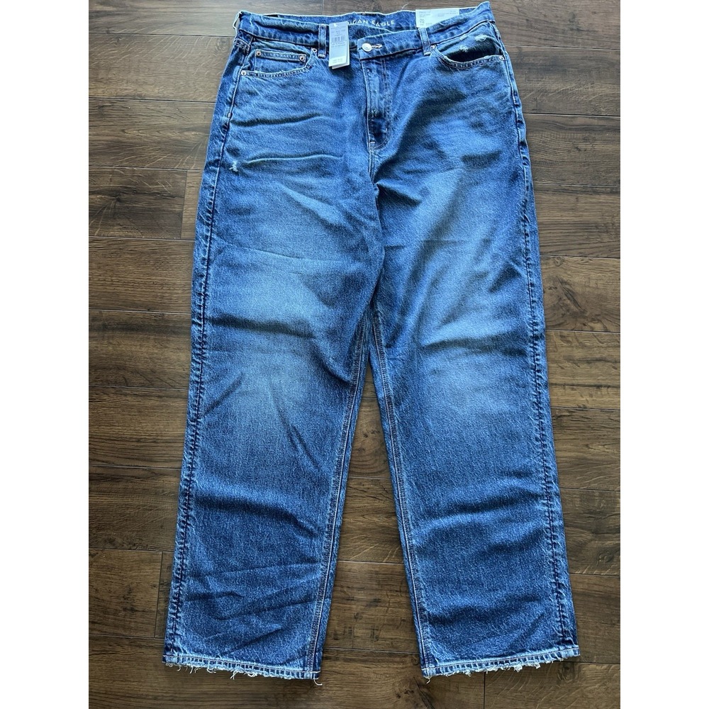 NWT $60 American Eagle Women's Curvy Stretch Jeans Size 16 30 Inch Inseam